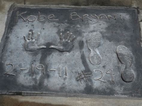 Kobe Bryant’s handprints unveiled at Hollywood’s Chinese Theatre